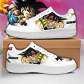 Baskets Anime Bardock en Cuir Chaussures Basses Unisexes Anime Manga