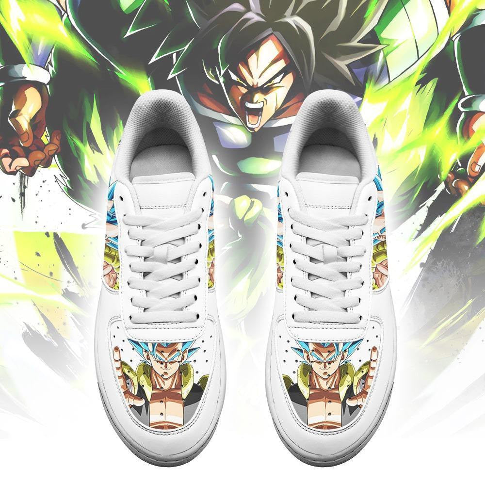 Baskets Anime Broly en Cuir Chaussures Basses Unisexes Anime Manga