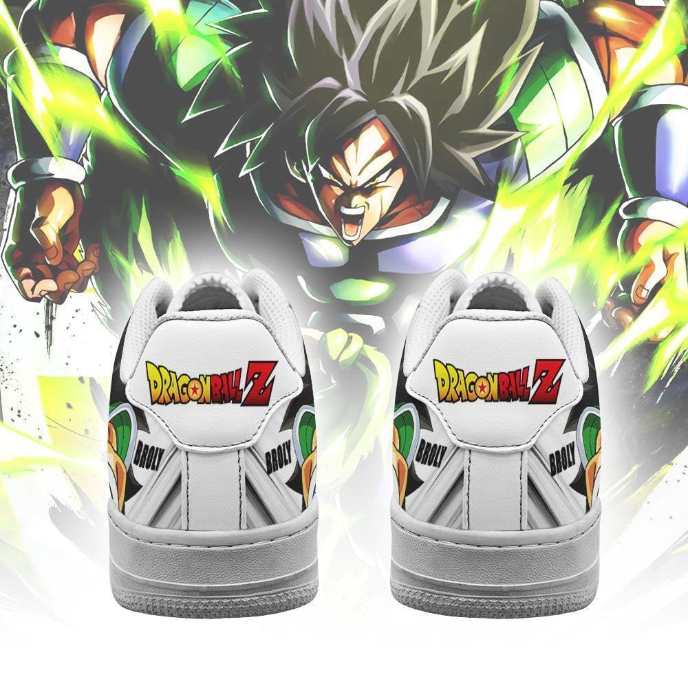 Baskets Anime Broly en Cuir Chaussures Basses Unisexes Anime Manga