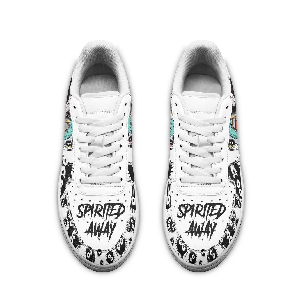 Baskets Anime Spirited Away No Face Chichiro en Cuir Chaussures Basses Unisexes Anime Manga