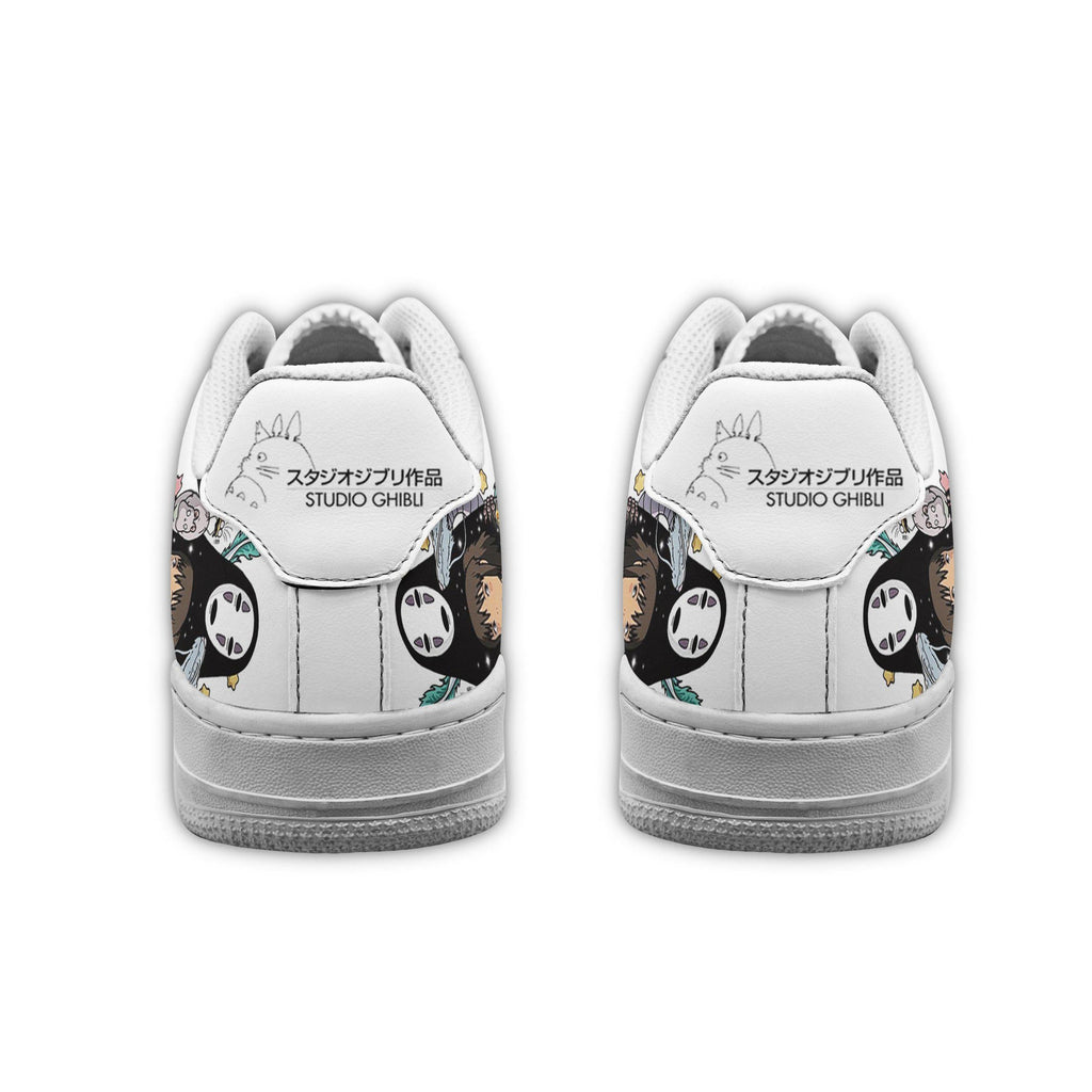 Baskets Anime Spirited Away No Face Chichiro en Cuir Chaussures Basses Unisexes Anime Manga