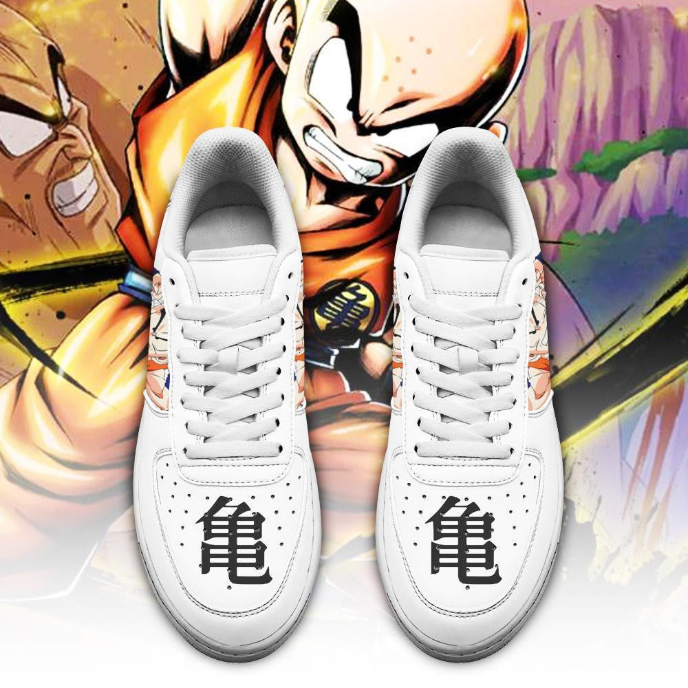 Baskets Anime Krillin en Cuir Chaussures Basses Unisexes Anime Manga