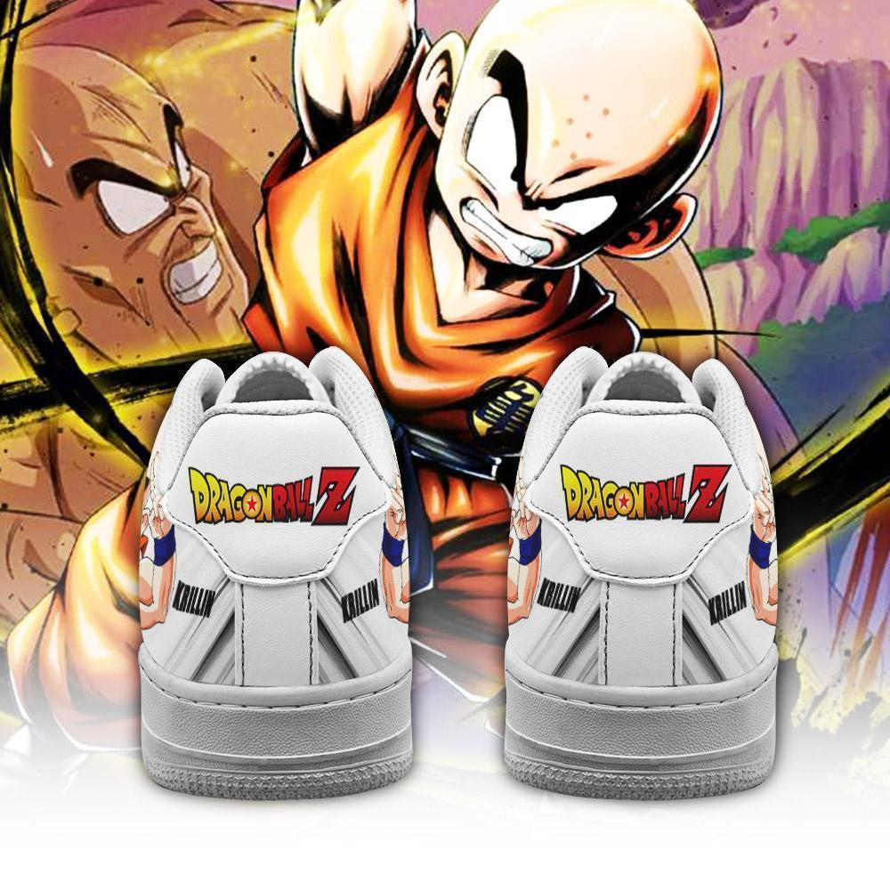 Baskets Anime Krillin en Cuir Chaussures Basses Unisexes Anime Manga
