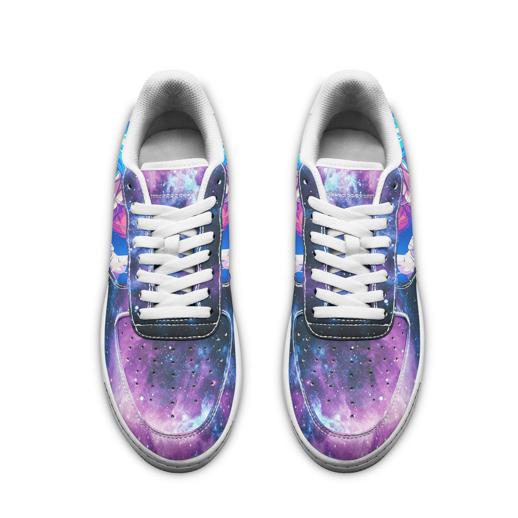 Baskets Anime Goku Blue en Cuir Chaussures Basses Unisexes Dragon Ball