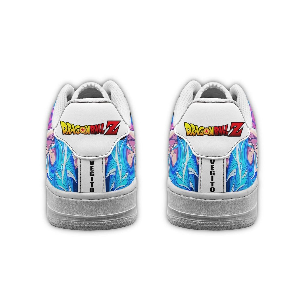 Baskets Anime Goku Blue en Cuir Chaussures Basses Unisexes Dragon Ball