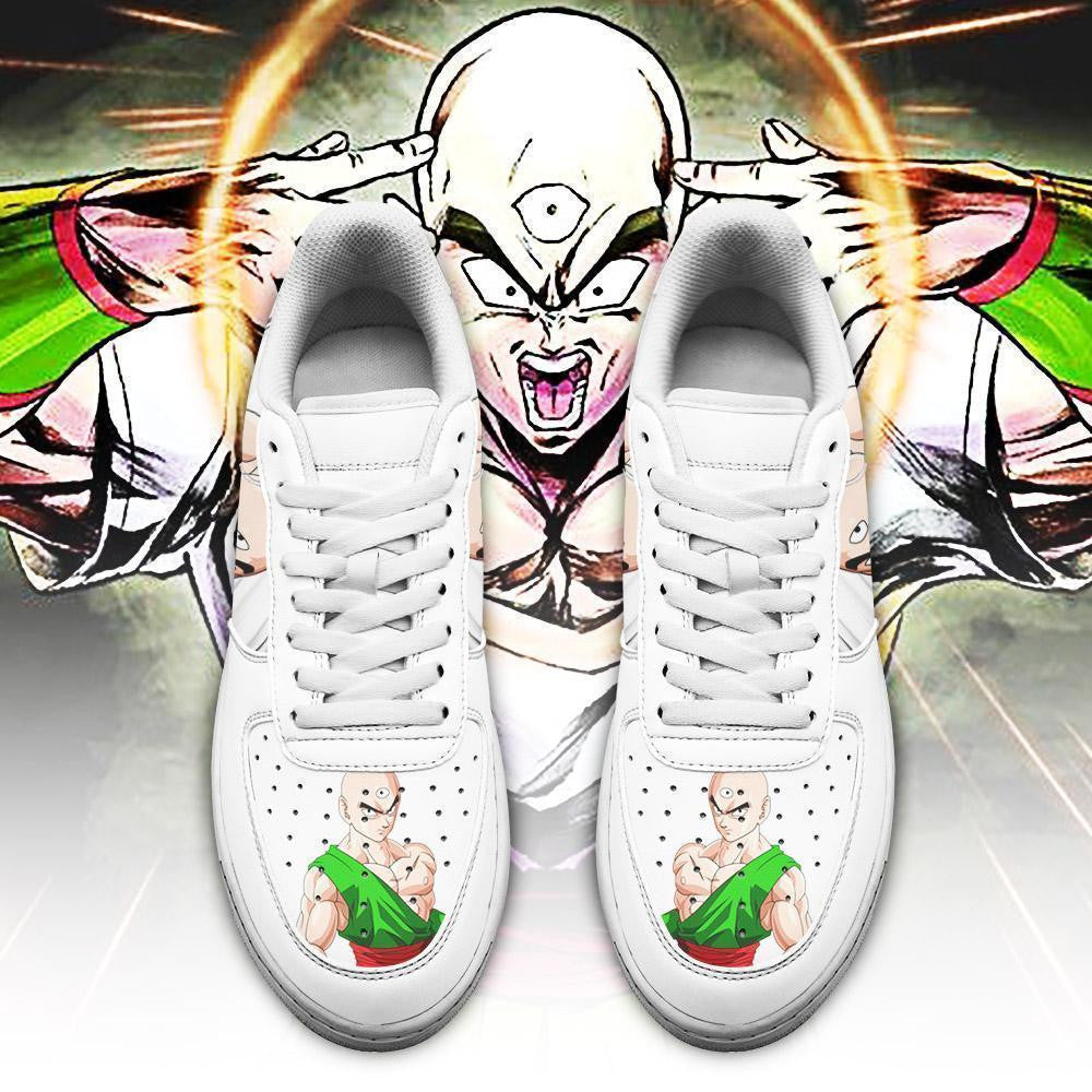 Baskets Anime Tien Shinhan en Cuir Chaussures Basses Unisexes Anime Manga