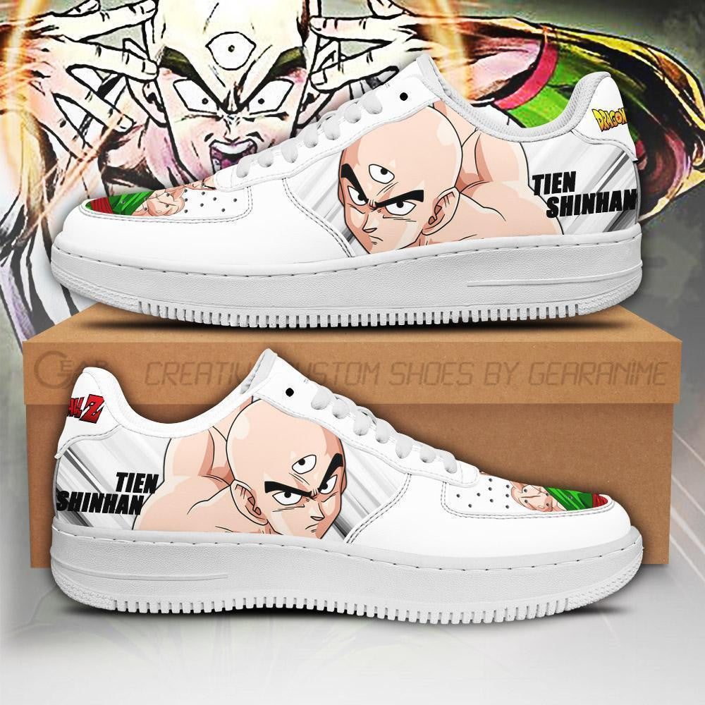 Baskets Anime Tien Shinhan en Cuir Chaussures Basses Unisexes Anime Manga
