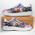Baskets Anime Goku Ultra Instinct en Cuir Chaussures Basses Unisexes Dragon Ball