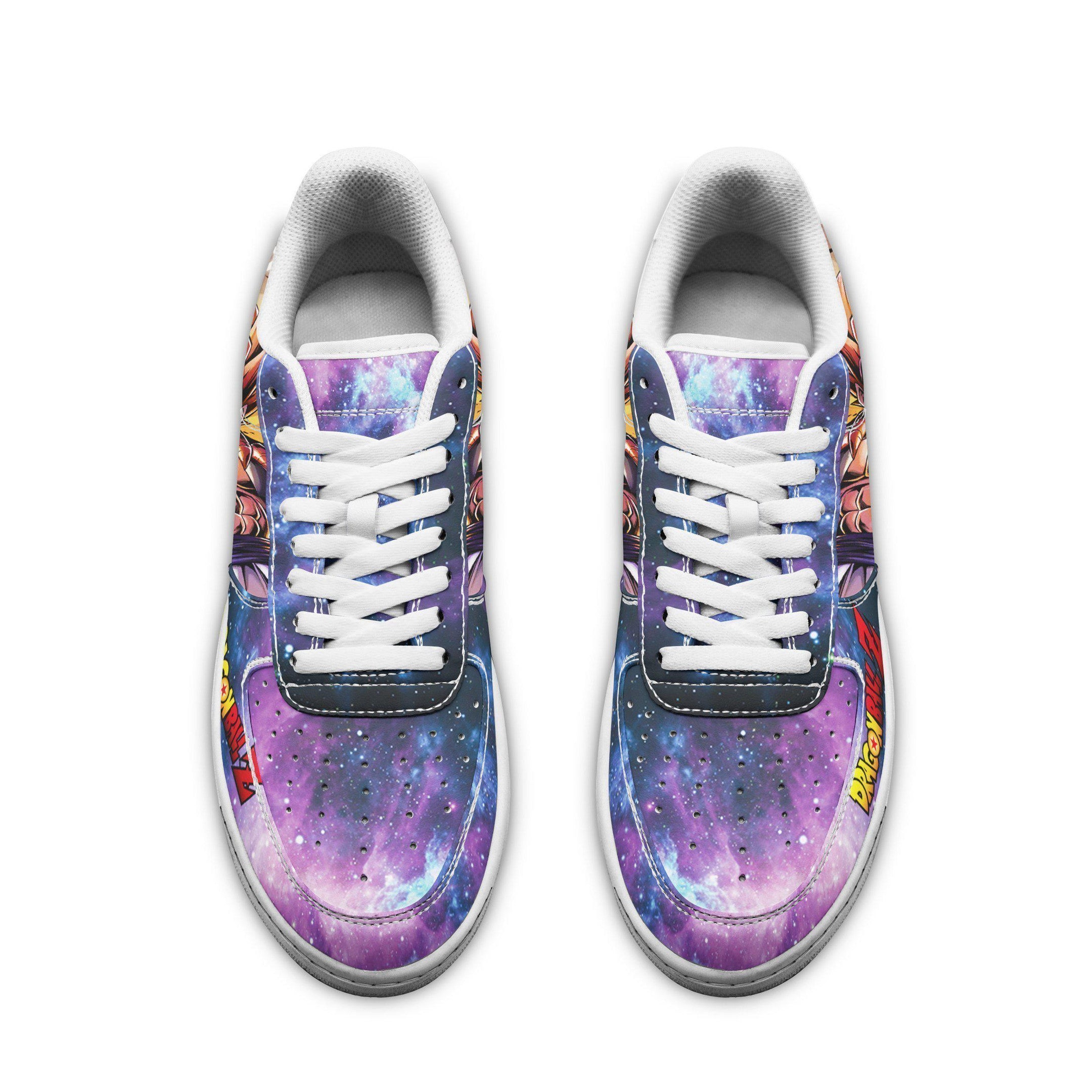 Baskets Anime Gogeta en Cuir Chaussures Basses Unisexes Anime Manga