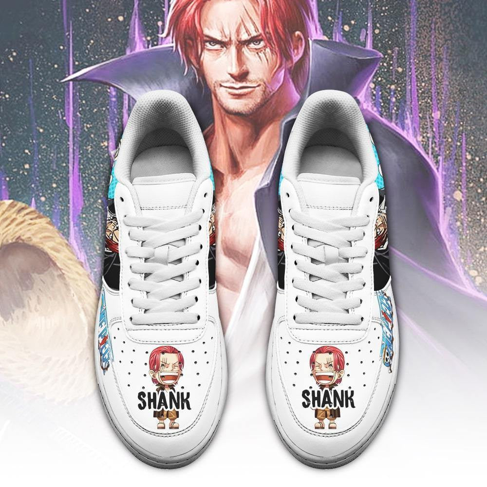 Baskets Anime Shanks en Cuir Chaussures Basses Unisexes Anime Manga
