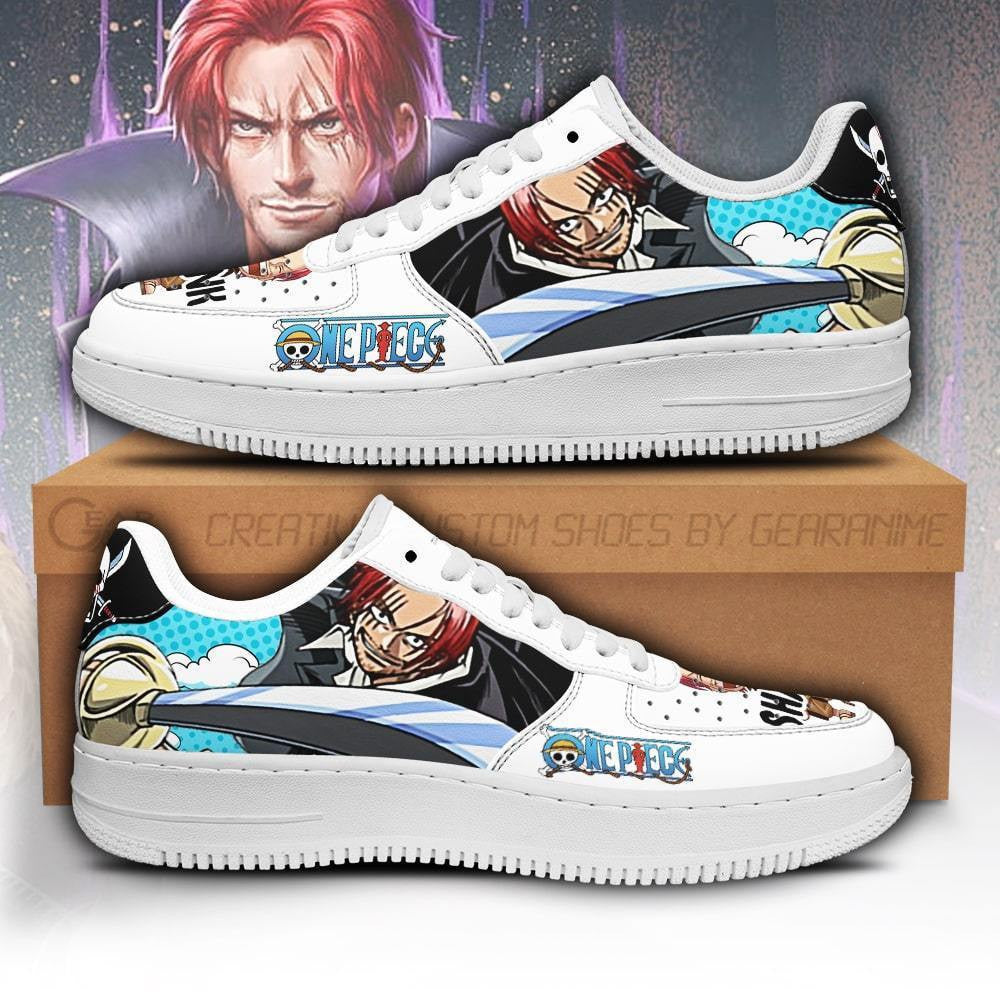 Baskets Anime Shanks en Cuir Chaussures Basses Unisexes Anime Manga