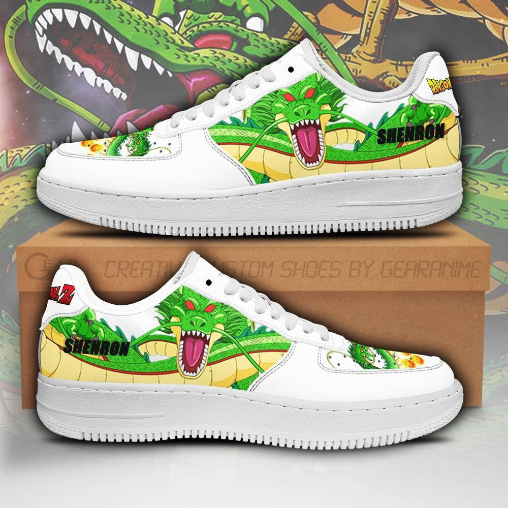 Baskets Anime Shenron en Cuir Chaussures Basses Unisexes Anime Manga
