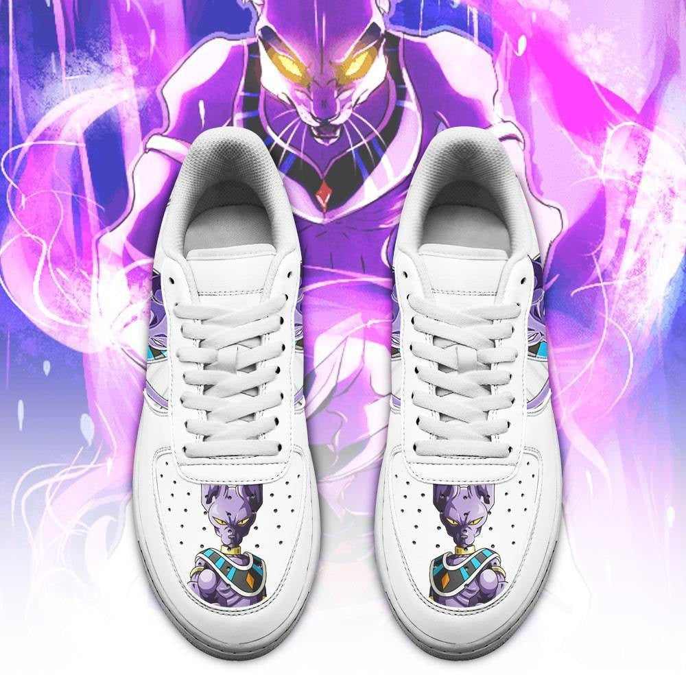 Baskets Anime Beerus en Cuir Chaussures Basses Unisexes Anime Manga