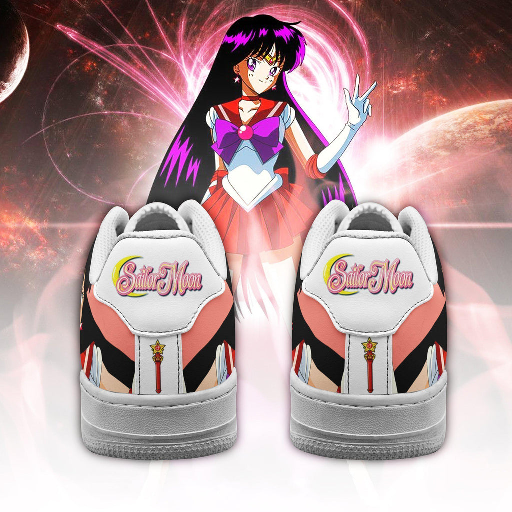 Baskets Anime Sailor Mars en Cuir Chaussures Basses Unisexes Anime Manga
