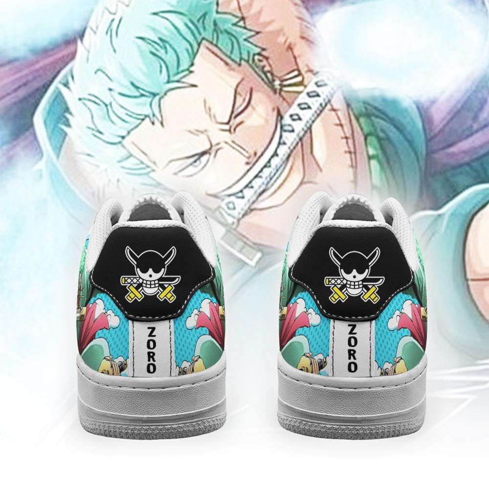 Baskets Anime Zoro en Cuir Chaussures Basses Unisexes One Piece