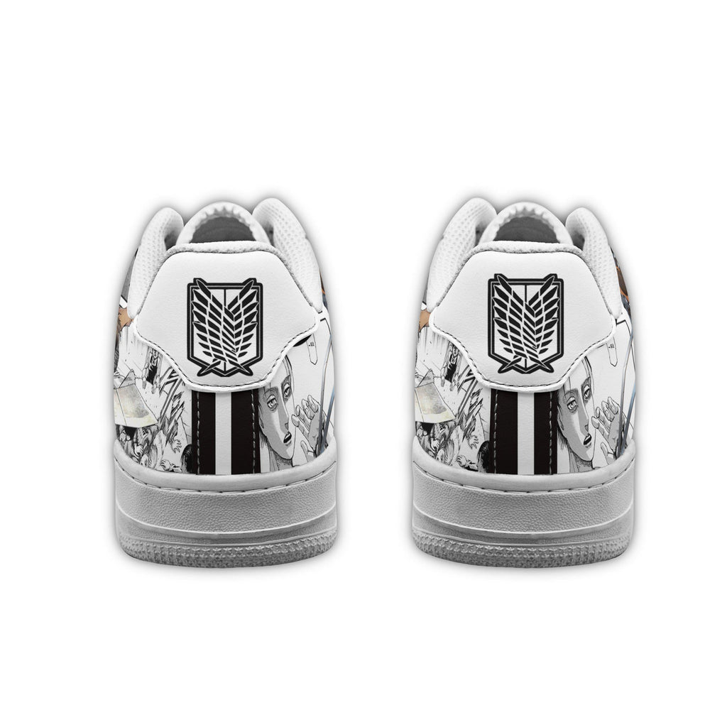 Baskets Anime Eren Yeager en Cuir Chaussures Basses Unisexes Attack on Titan