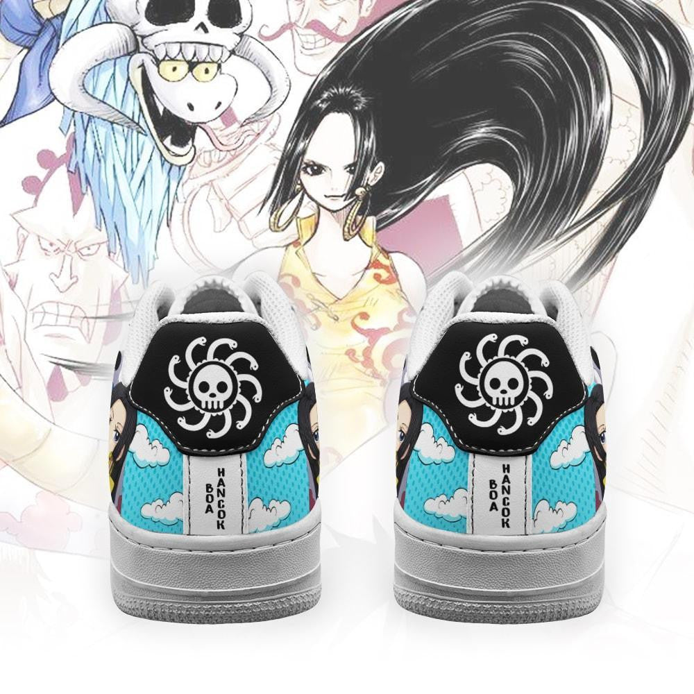 Baskets Anime Boa Hancock en Cuir Chaussures Basses Unisexes Anime Manga