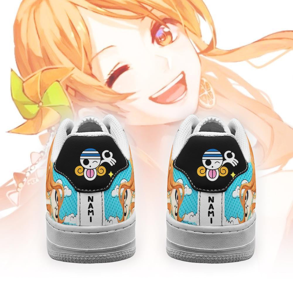 Baskets Anime Nami en Cuir Chaussures Basses Unisexes One Piece
