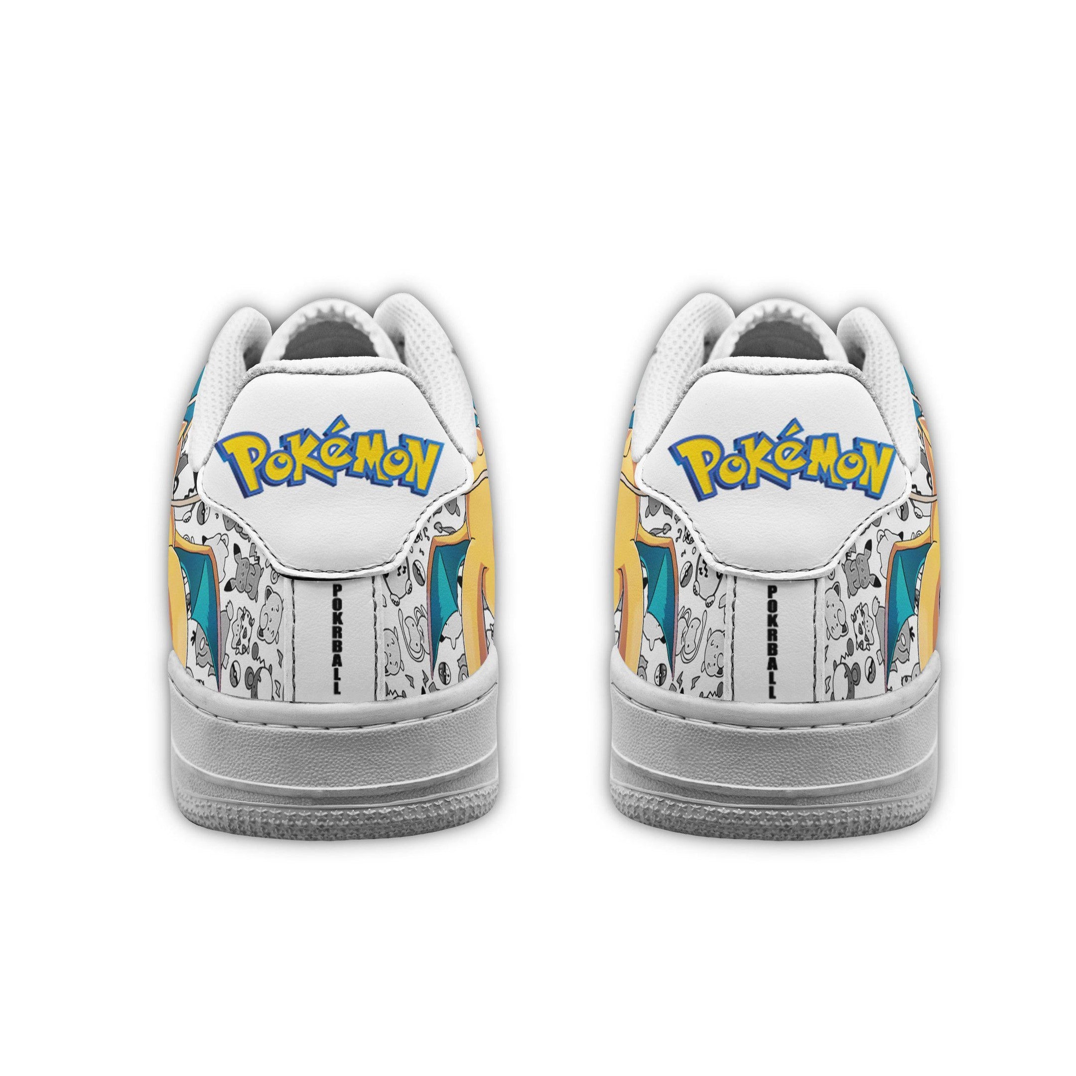Baskets Anime Dragonite en Cuir Chaussures Basses Unisexes Anime Manga