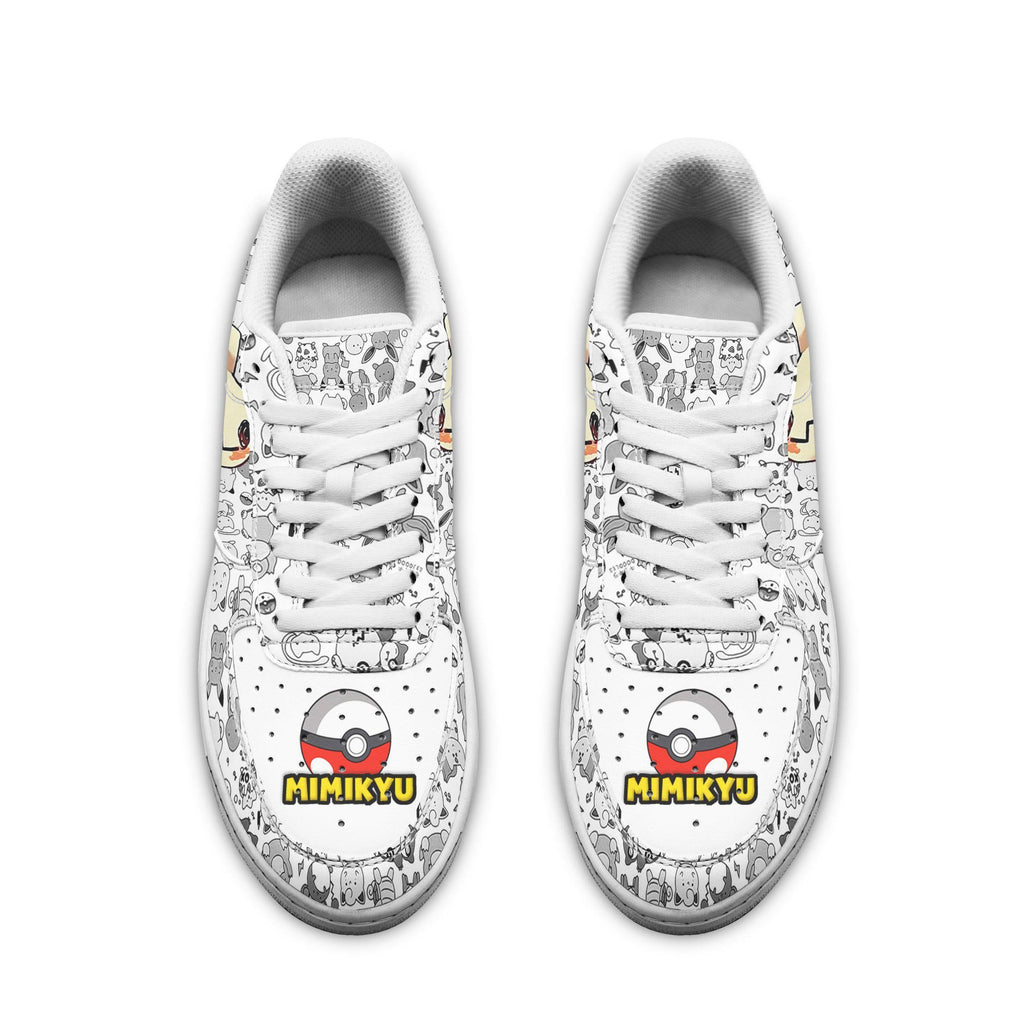 Baskets Anime Mimikyu en Cuir Chaussures Basses Unisexes Anime Manga