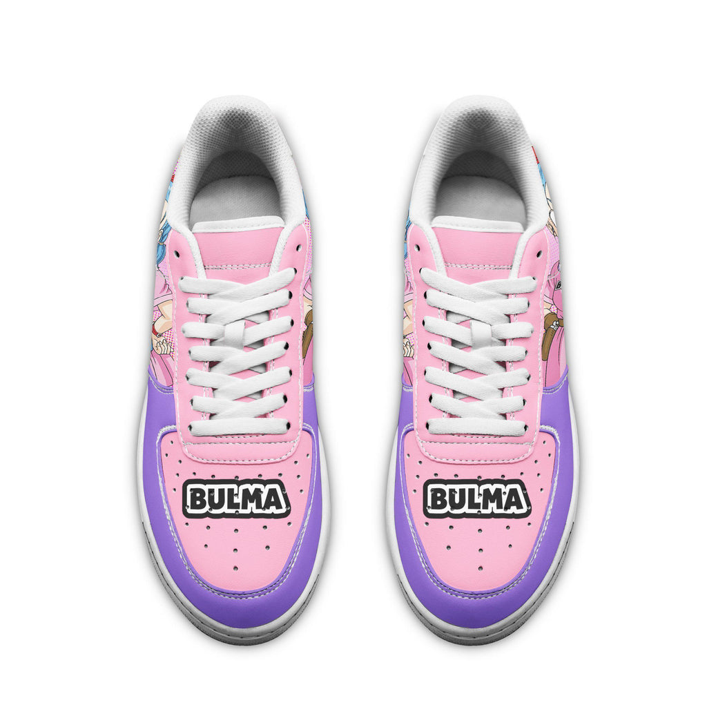 Baskets Anime Bulma en Cuir Chaussures Basses Unisexes Anime Manga