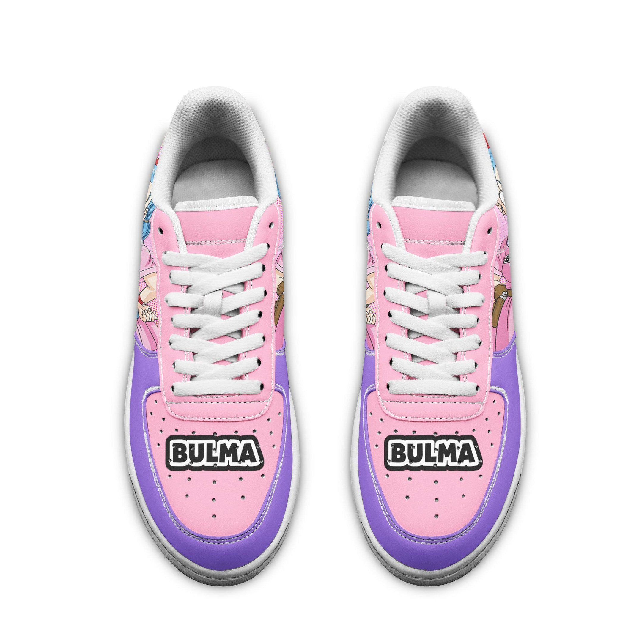 Baskets Anime Bulma en Cuir Chaussures Basses Unisexes Anime Manga