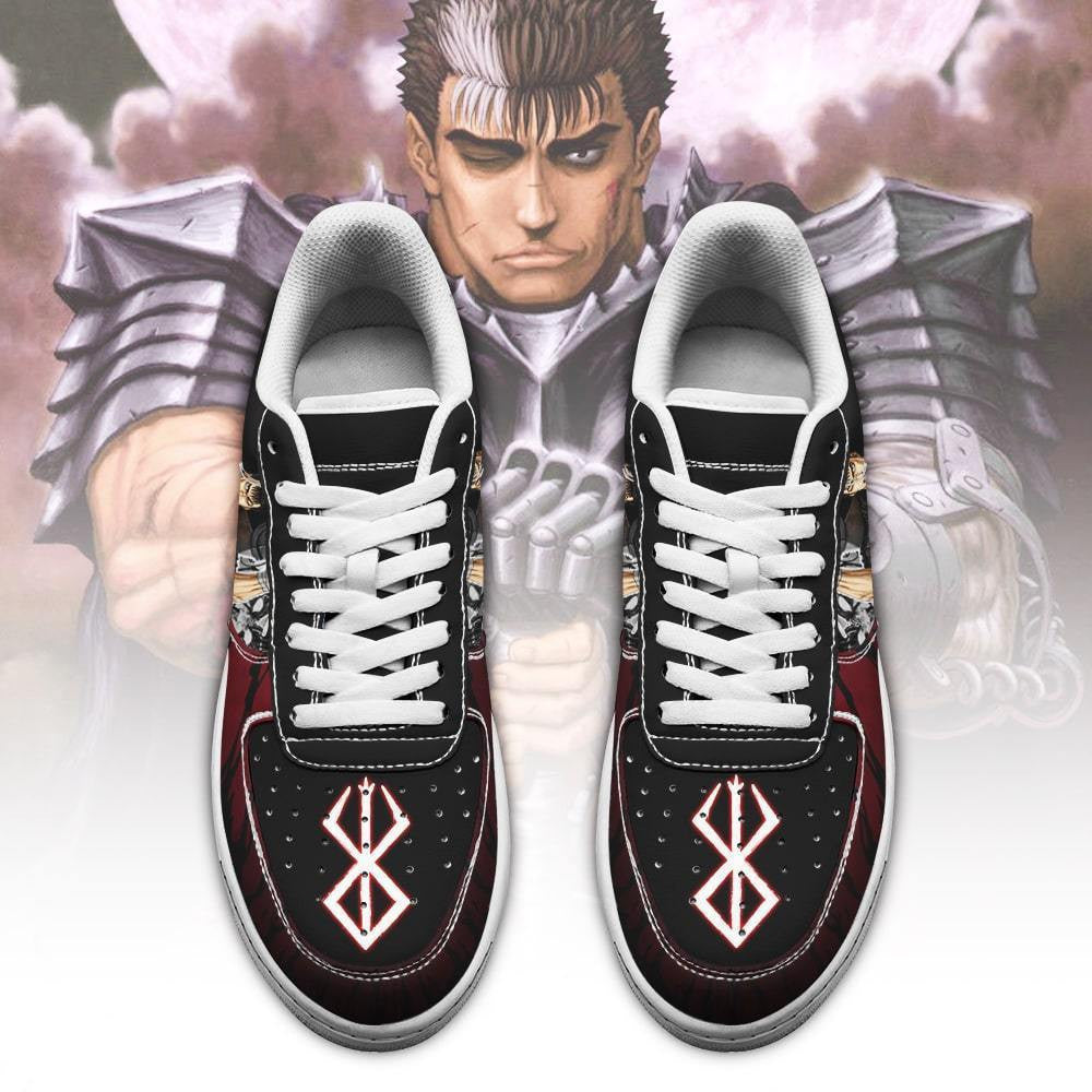 Baskets Anime Guts en Cuir Chaussures Basses Unisexes Anime Manga