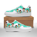 Baskets Anime Aobajohsai High en Cuir Chaussures Basses Unisexes Anime Manga