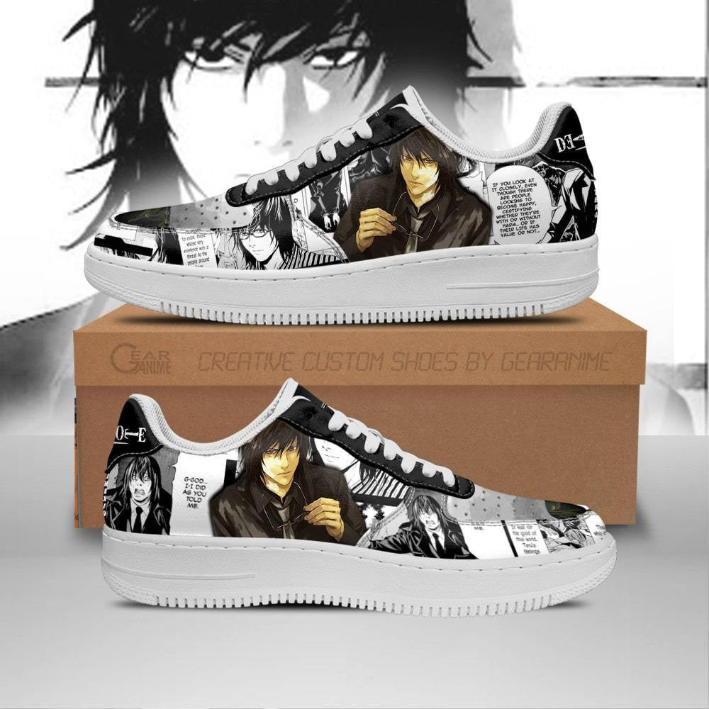 Baskets Anime Teru Mikami en Cuir Chaussures Basses Unisexes Anime Manga