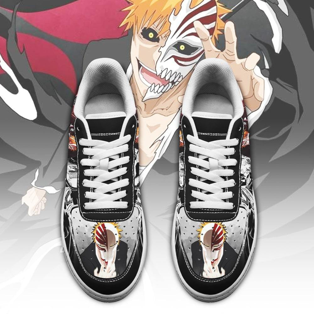 Baskets Anime Ichigo Hollow en Cuir Chaussures Basses Unisexes Anime Manga