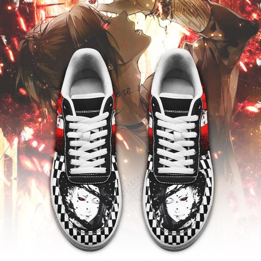 Baskets Anime Uta Ghoul en Cuir Chaussures Basses Unisexes Anime Manga