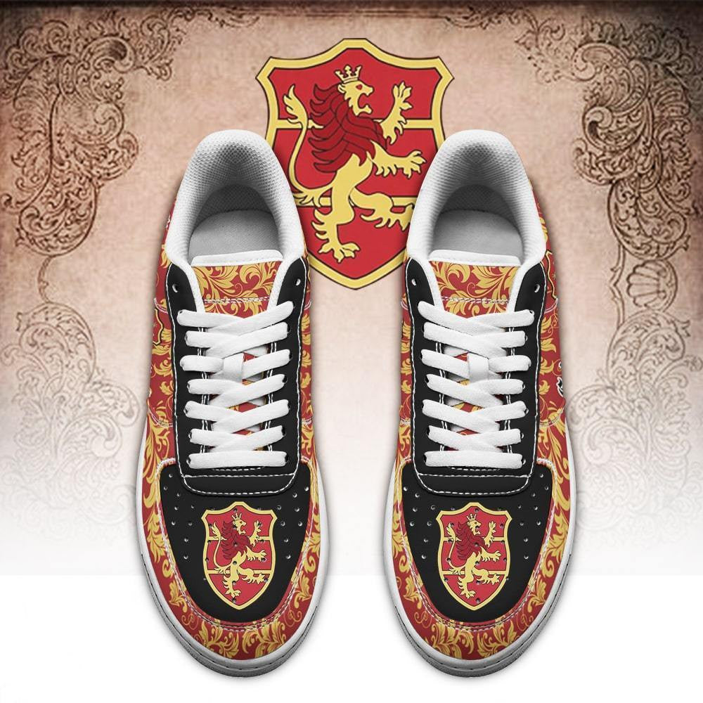 Baskets Anime Magic Knights Squad Crimson Lion en Cuir Chaussures Basses Unisexes Anime Manga