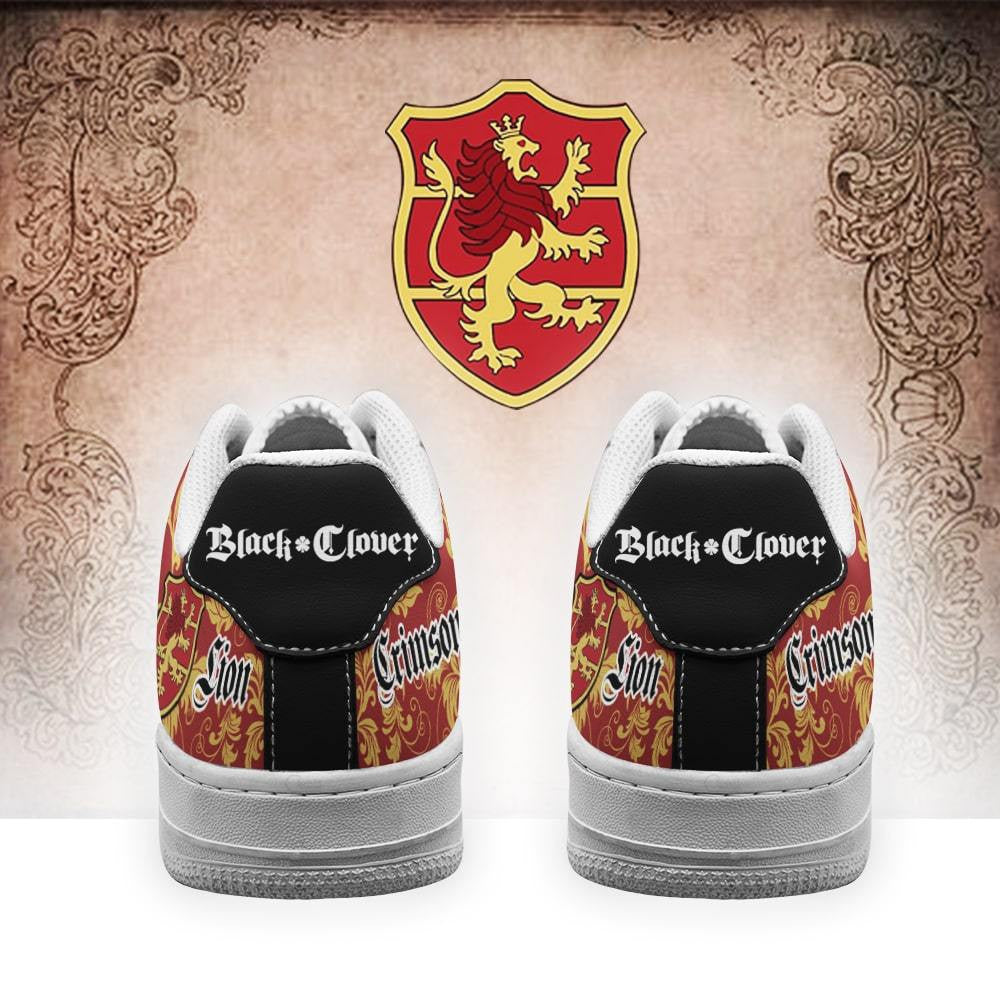 Baskets Anime Magic Knights Squad Crimson Lion en Cuir Chaussures Basses Unisexes Anime Manga