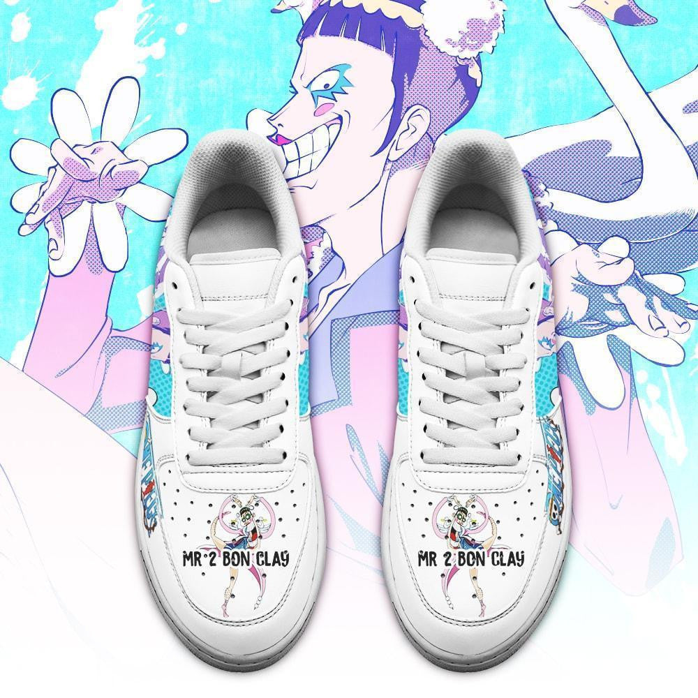 Baskets Anime Mr 2 Bon Clay en Cuir Chaussures Basses Unisexes Anime Manga