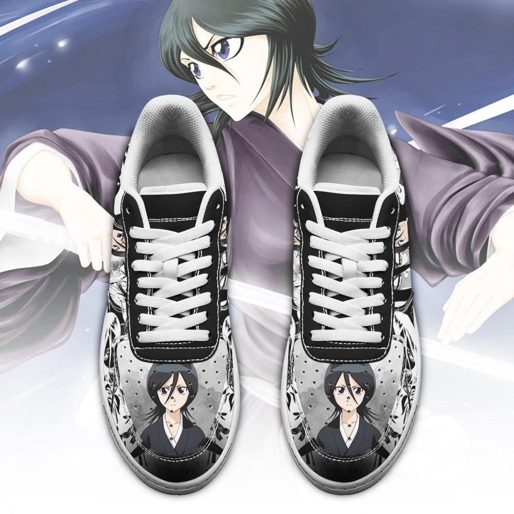 Baskets Anime Kuchiki Rukia en Cuir Chaussures Basses Unisexes Anime Manga