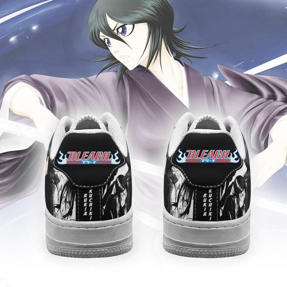 Baskets Anime Kuchiki Rukia en Cuir Chaussures Basses Unisexes Anime Manga