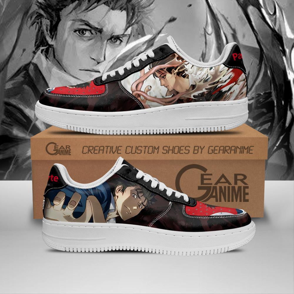 Baskets Anime Shinichi Izumi Parasyte en Cuir Chaussures Basses Unisexes Anime Manga