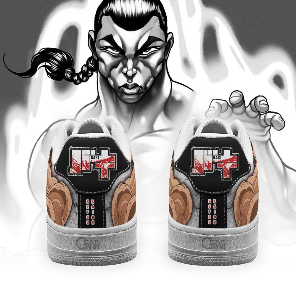 Baskets Anime Retsu Kaio en Cuir Chaussures Basses Unisexes Anime Manga