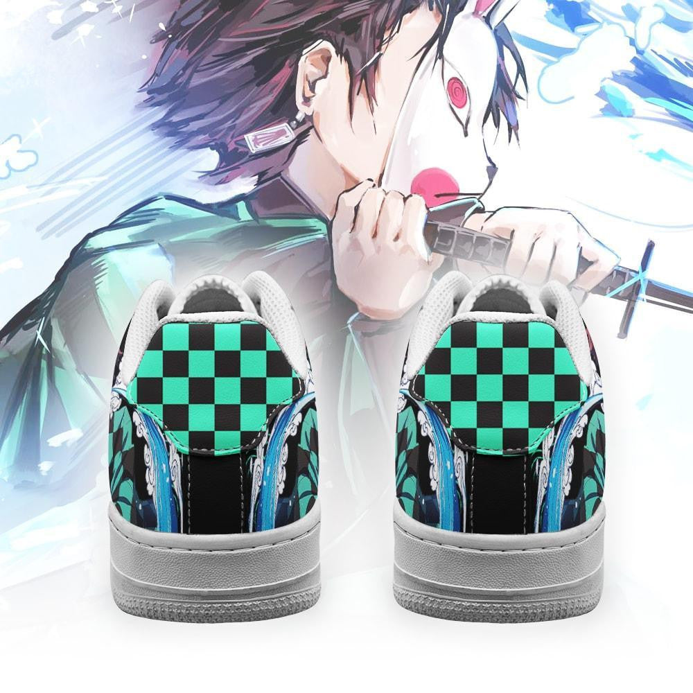 Baskets Anime Tanjiro en Cuir Chaussures Basses Unisexes Demon Slayer