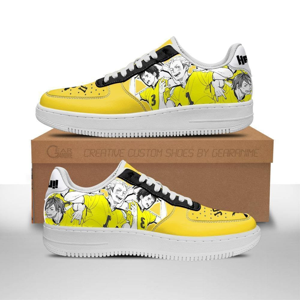 Baskets Anime Johzenji High en Cuir Chaussures Basses Unisexes Anime Manga