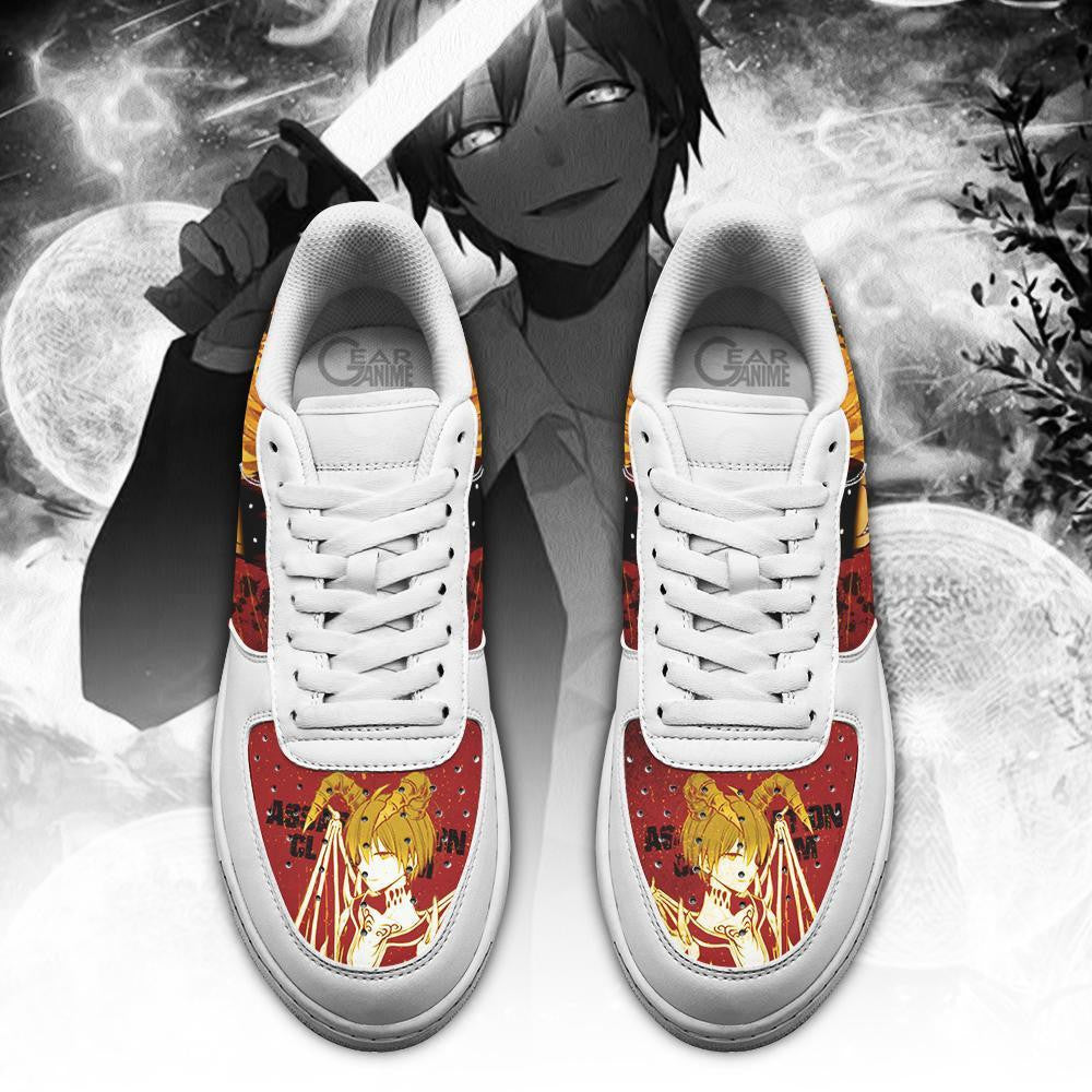 Baskets Anime Karma Akabane en Cuir Chaussures Basses Unisexes Anime Manga