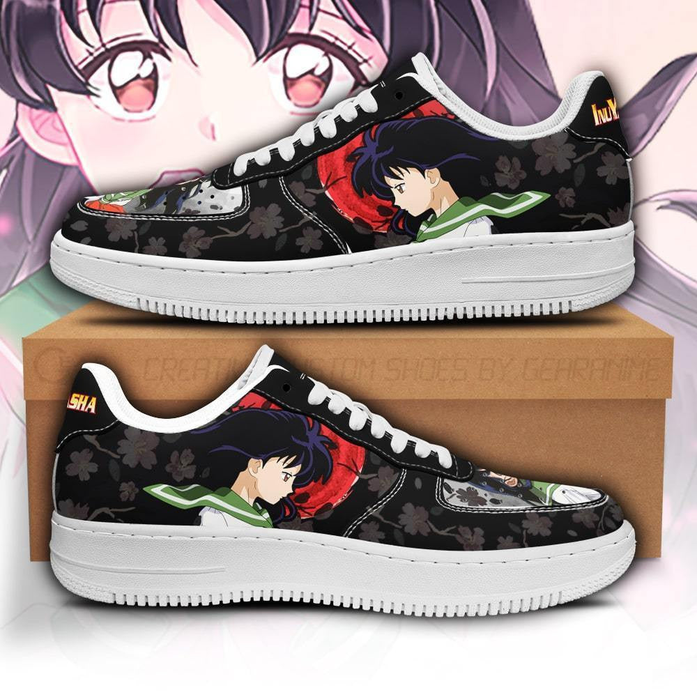 Baskets Anime Kagome en Cuir Chaussures Basses Unisexes Anime Manga