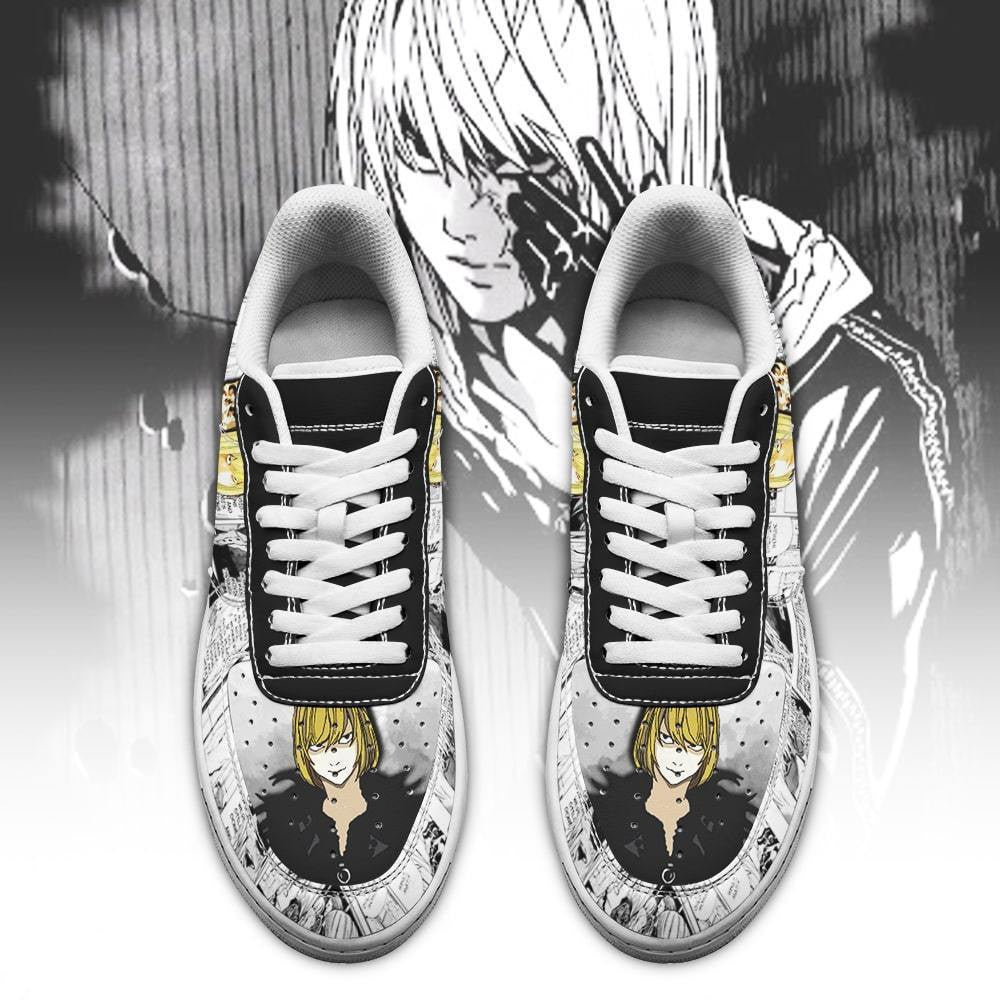 Baskets Anime Mello en Cuir Chaussures Basses Unisexes Anime Manga