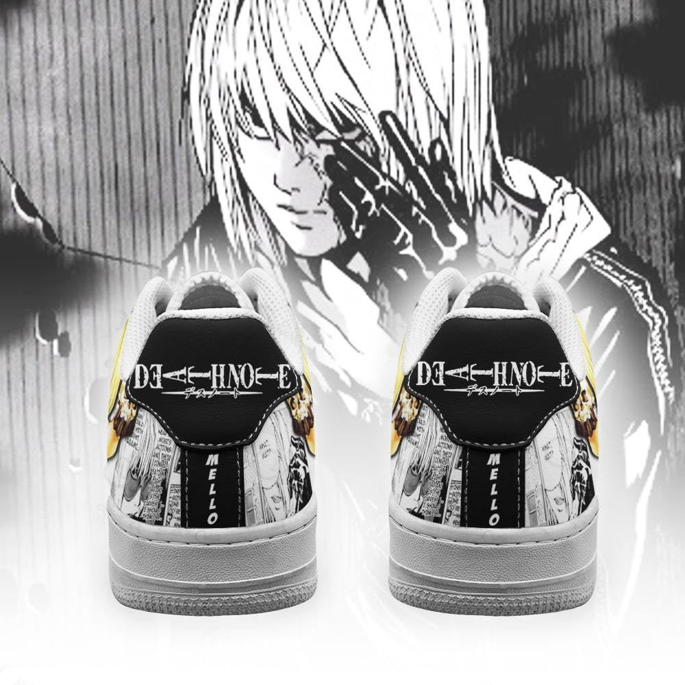 Baskets Anime Mello en Cuir Chaussures Basses Unisexes Anime Manga