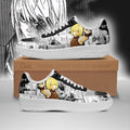 Baskets Anime Mello en Cuir Chaussures Basses Unisexes Anime Manga