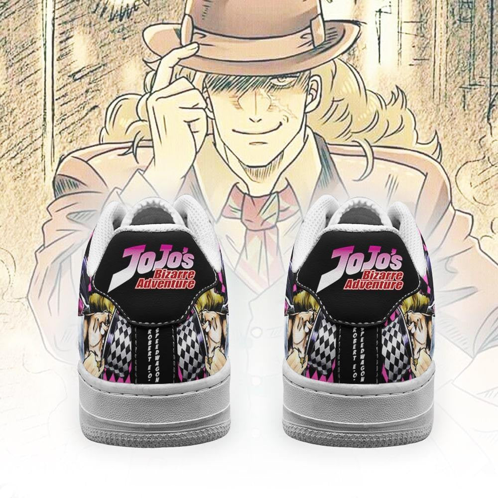 Baskets Anime Robert E. O. Speedwagon en Cuir Chaussures Basses Unisexes Anime Manga