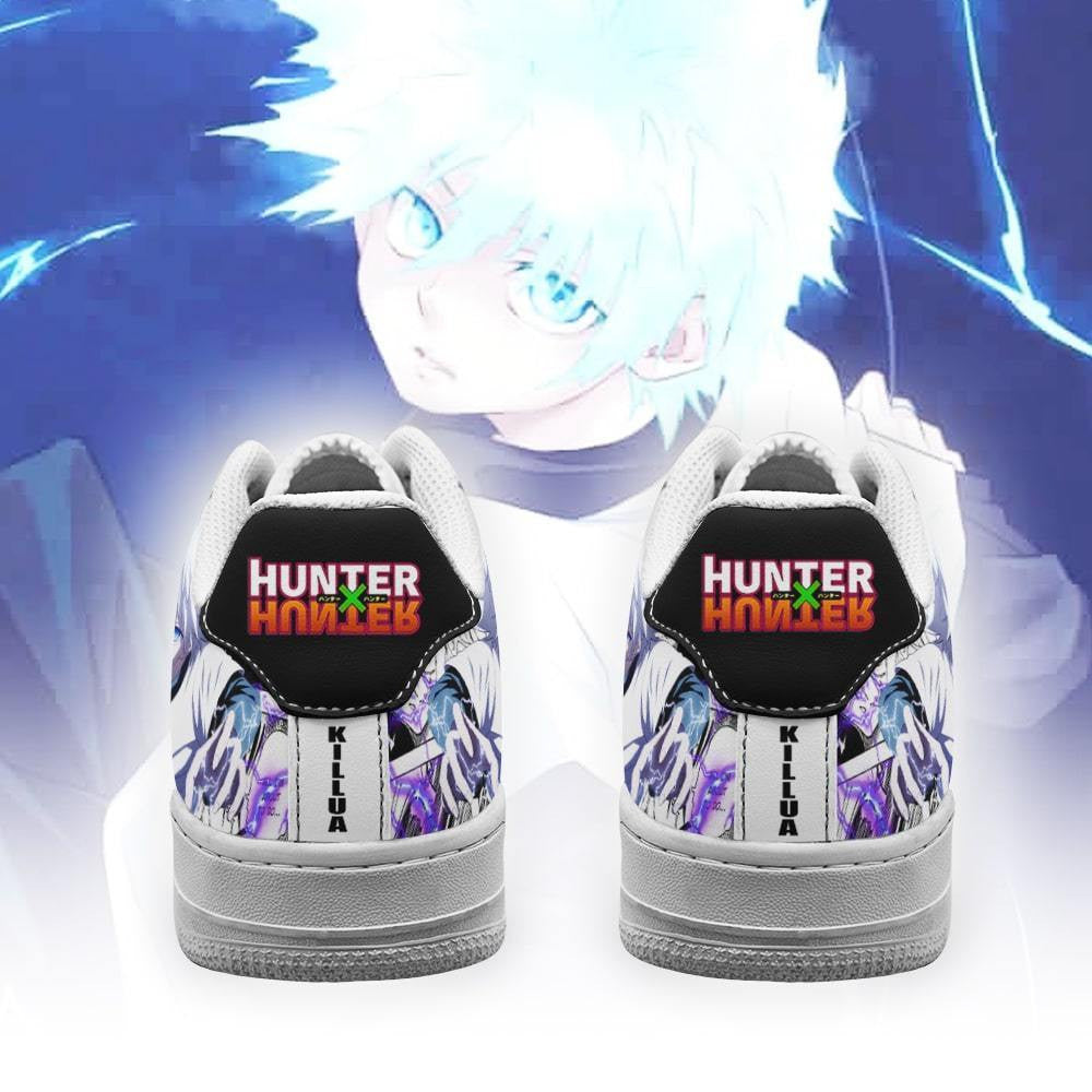 Baskets Anime Killua en Cuir Chaussures Basses Unisexes Anime Manga