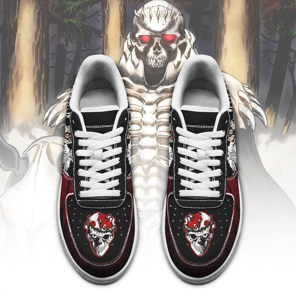Baskets Anime Skull Knight en Cuir Chaussures Basses Unisexes Anime Manga