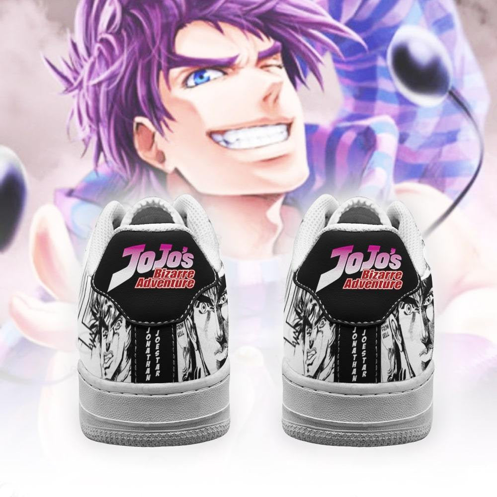 Baskets Anime Jonathan Joestar en Cuir Chaussures Basses Unisexes Anime Manga