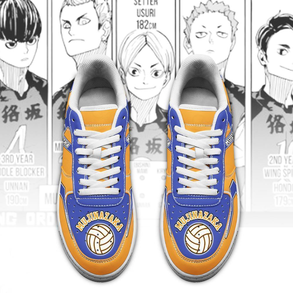 Baskets Anime Mujinazaka High en Cuir Chaussures Basses Unisexes Anime Manga